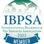 International Boarding & Pet Services Association member badge for 2023